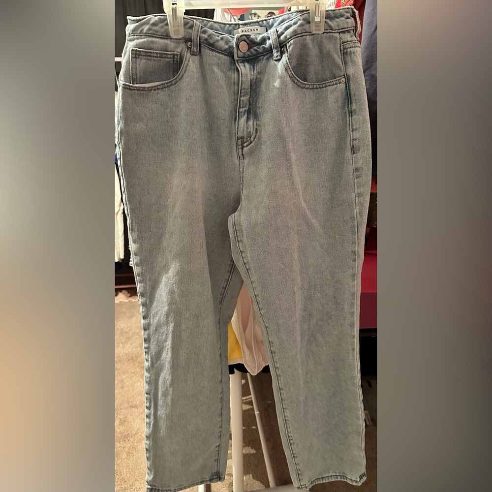 PacSun Blue Ankle Cropped Jeans